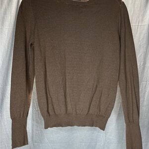 Fashion Nova Men's Chocolate Crewneck Sweater